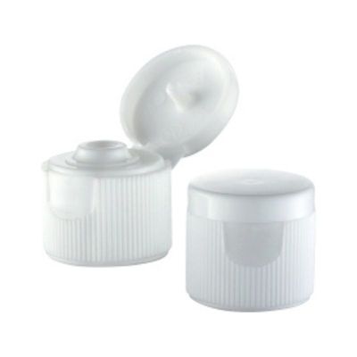 Recyclable Direct Plastic Flip Cap Cylindrical Design and Free Sample with 18mm White