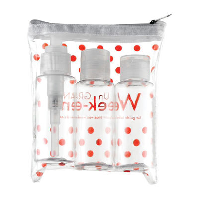 Transparent and Customized Colors 80ml Travel Bottles with Sealing Type Pump Sprayer