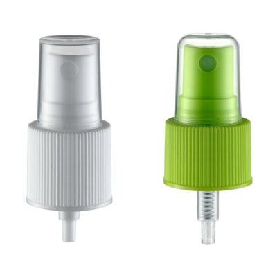 Smooth Ribber Aluminium Closure PP Plastic Fine Mist Sprayer Pump for Various Bottles