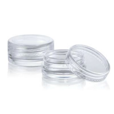 Collar Material PS 2.5ml 3ml Round Jar for Portable Cream Direct