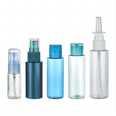 15ml 30ml 40ml 50ml 60ml PET Plastic Bottles with Pump Sprayers or Plastic Caps