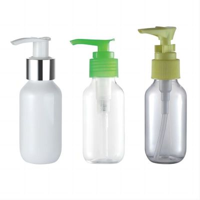 80ml PET Plastic Bottle with 24/410 Plastic Screw Cap Disc Cap Flip Top Cap Lotion Pump Fine Mist Sprayer