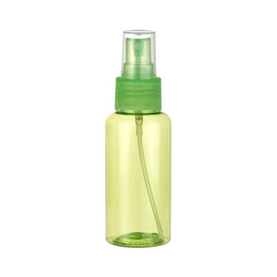 Customized 80ml PET Bottle Round Shoulder Plastic Clear Bottle with 24/410 Pump Sprayer